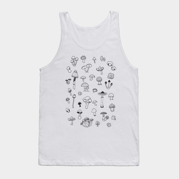 Mushroom Tank Top by Cactuspace